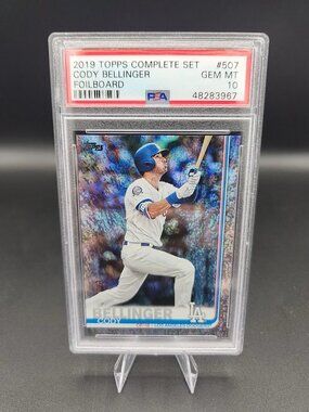 2019 Topps - Cody Bellinger #507 Foilboard /162 PSA 10 Pop 2